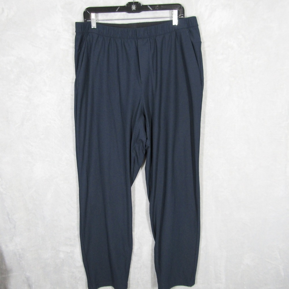 Lululemon Mens ABC Jogger Pants Navy Blue Technical Stretch Tapered Size 34x29